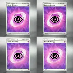 Pokemon Scarlet & Violet #EN013 Psychic Energy Lot of 4 - Image 1
