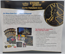 Crown Zenith Elite Trainer Box Sword and Shield Sealed Pokemon - Image 2