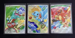 Pokemon First Partner Illustration Collection Kanto Starter Set Series 1 Promos - Image 1
