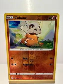 Cubone 069/163 Common Battle Styles Pokemon Near Mint - Image 1