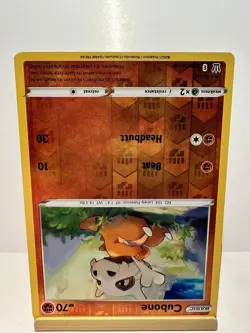Cubone 069/163 Common Battle Styles Pokemon Near Mint - Image 2