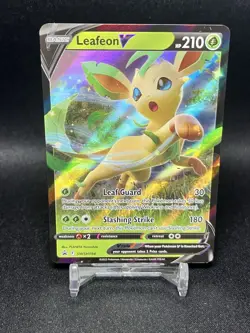 Pokemon TCG Leafeon V SWSH194 Black Star Promo NM - Image 1