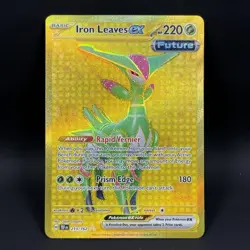 Pokemon Iron Leaves EX 213/162 NM Hyper Rare Temporal Forces - Image 1