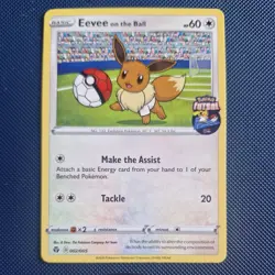 Pikachu Sobble Scorbunny Eevee Grookey On The Ball Pokemon Futsal Promo NearMint - Image 4