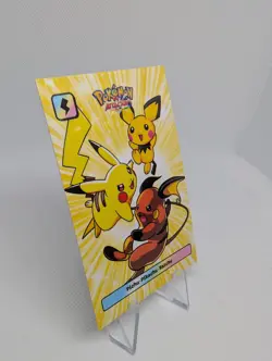 Pichu Pikachu Raichu Attacks 2 Database Johto Cracked Ice Holo Pokemon Mint - Image 2