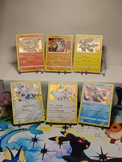 Pokemon TCG Bulk Lot Of 6 Celebrations Lugia ,Dialga ,Palkia ,Zekrom Groudon Etc - Image 1