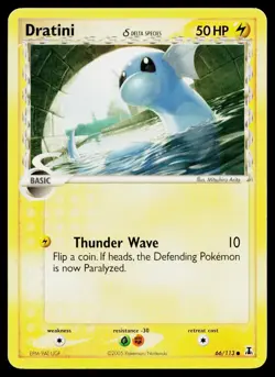 Dratini 66/113 Common Delta Species Pokemon Lightly Played - Image 1