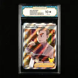 TQG 10 PRISTINE 2021 Pokemon ENG Professor's Research #SWSH-CB D 024/025 UR - Image 1