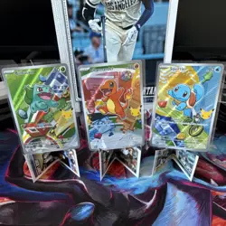 Pokemon TCG MP Holo Bulbasaur Charmander Squirtle 30th anniversary! - Image 1