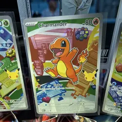 Pokemon TCG MP Holo Bulbasaur Charmander Squirtle 30th anniversary! - Image 3