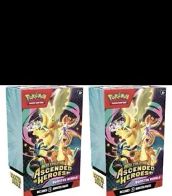 Pokemon Mega Evolution Ascended Heroes Booster Bundle Lot of 2 - Image 1