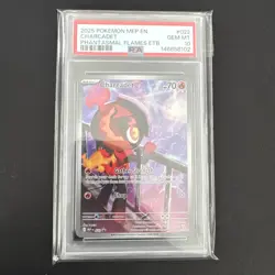 PSA 10 CHARCADET #022 BLACK STAR PROMO PHANTASMAL FLAMES ETB 2025 POKEMON MEP EN - Image 1