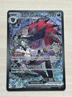 N's Zoroark ex 286/217 SIR Pokemon Ascended Heroes GM - Image 1