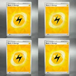 Pokemon Scarlet & Violet #EN012 Lightning Energy Lot of 4 - Image 1