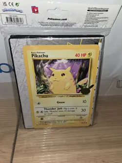 Pokemon 25th Anniversary Jumbo Pikachu First Partner Collector's Binder SEALED 820650809606 - Image 5