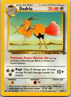 Dodrio 34/64 - Jungle Pokemon TCG LP - Image 1