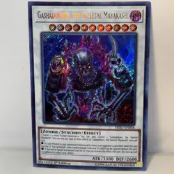 Gashadokuro, the Skeletal Mayakashi HISU-EN036 Secret Rare 1st Ed NM Yugioh TCG - Image 1