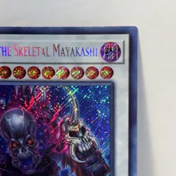 Gashadokuro, the Skeletal Mayakashi HISU-EN036 Secret Rare 1st Ed NM Yugioh TCG - Image 3