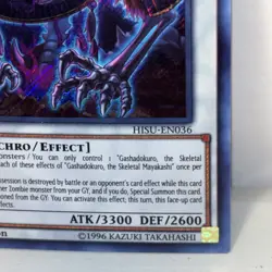 Gashadokuro, the Skeletal Mayakashi HISU-EN036 Secret Rare 1st Ed NM Yugioh TCG - Image 4