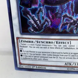 Gashadokuro, the Skeletal Mayakashi HISU-EN036 Secret Rare 1st Ed NM Yugioh TCG - Image 5