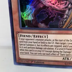 Dark Spirit of Banishment LED5-EN002 Super Rare 1st Edition NM Yugioh TCG - Image 5