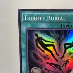 Tribute Burial DPRP-EN010 Super Rare 1st Edition LP Yugioh TCG - Image 2
