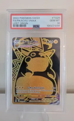 Pikachu Vmax TG29/TG30 PSA 10 - Lost Origin - Pokemon Card - Image 1