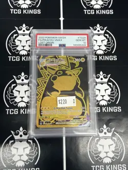 Pikachu VMAX TG29/TG30 PSA 10 - 2022 SWSH Lost Origin Graded Pokemon TCG Card - Image 1