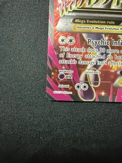 Pokemon TCG Breakthrough M Mega Mewtwo EX Full Art Ultra #160/162 LP - Image 5