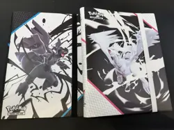 Pokemon Black Bolt & White Flare Binder ONLY Set - *1 of Each* BOTH Brand New - Image 1