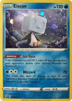 Pokemon Eiscue (054/192) (Cosmos Holo) [Sword & Shield: Rebel Clash] - Image 1