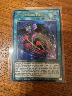 Nightmare Pain 25LP-EN005 Ultra Rare Limited Edition NM Yugioh - Image 1