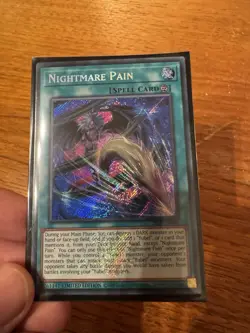 Nightmare Pain 25LP-EN005 Emblazoned Secret Rare Limited Edition NM Yugioh - Image 1