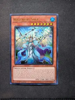 Yugioh Regenesis Sage ALIN-EN014 - Ultra Rare 1st Ed NM - Image 1