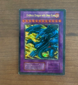 Endless Dragon with Blue Eyes Holo Fake Yugioh Card - Image 1