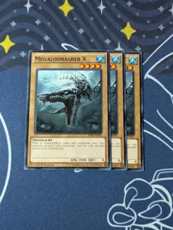 3x Megalosmasher X - SR04-EN003 - Common (NM) - Yugioh Playset - Image 1