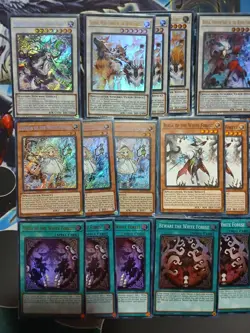 Yugioh White Forest Deck Core 27 Card Playsets LP/NM 1st Astellar Elzette Tales - Image 3