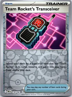 Pokemon TCG-Team Rocket's Transceiver - Reverse Holo - Destined Rivals - 178/182 - Image 1