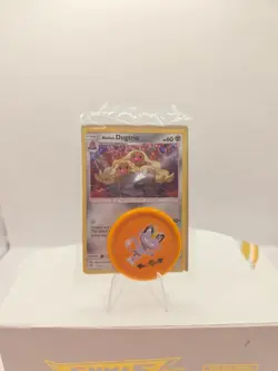Pokemon TCG Alolan Dugtrio McDonald's Promo 2019 Holo Card 11/12 Sealed With Toy - Image 1