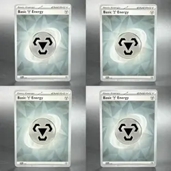 Pokemon Scarlet & Violet #EN016 Metal Energy Lot of 4 - Image 1