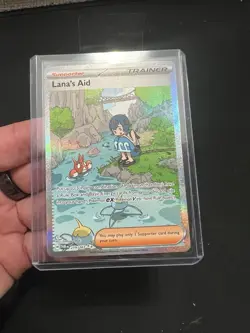 Pokemon Twilight Masquerade Lana's Aid 219/167 Special Illustration Rare NM - Image 1