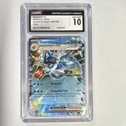 Gyarados ex Pokemon TCG SV01 Scarlet & Violet 045/198 Double Rare Holo CGC 10 - Image 1