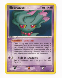 Misdreavus #25 Pokemon TCG EX Team Rocket Returns Rare NEAR-MINT condition - Image 2
