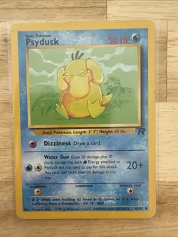Psyduck 65/82 Unlimited Pokemon TCG Team Rocket MP - Image 1