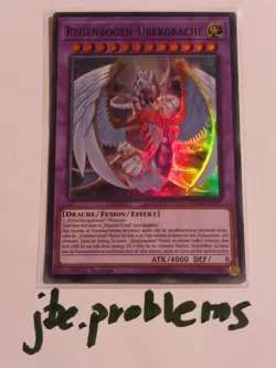 Yu-Gi-Oh! Regenbogen-Uberdrache - LED2-DE037 - Super Rare - 1st NM - Image 1