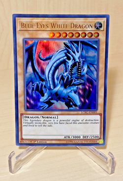 Yugioh / "Blue-Eyes White Dragon" / LCKC-EN001 / Ultra Rare / 1st Edition - Image 1
