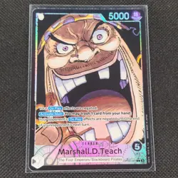 Marshall.D.Teach - OP09-081 - Leader - Emperors In The New World - NM/M - Image 1