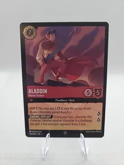 Aladdin - Heroic Outlaw 104 Cold Foil The First Chapter Disney Lorcana - Image 1