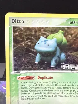Pokemon Card Ditto Bulbasaur 36/113 EX Delta Species STAMPED Reverse Holo LP - Image 3