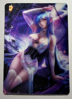 SEXY HEROINE WAIFU Rem RE: ZERO ACG LENTICULAR HOLO CARD NM - Image 2